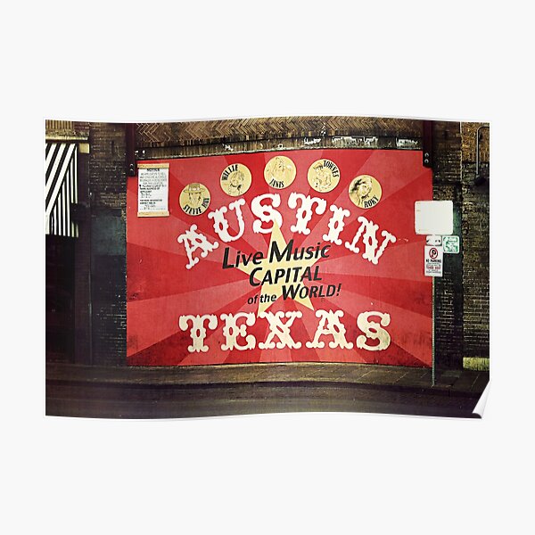Austin Live Music Poster