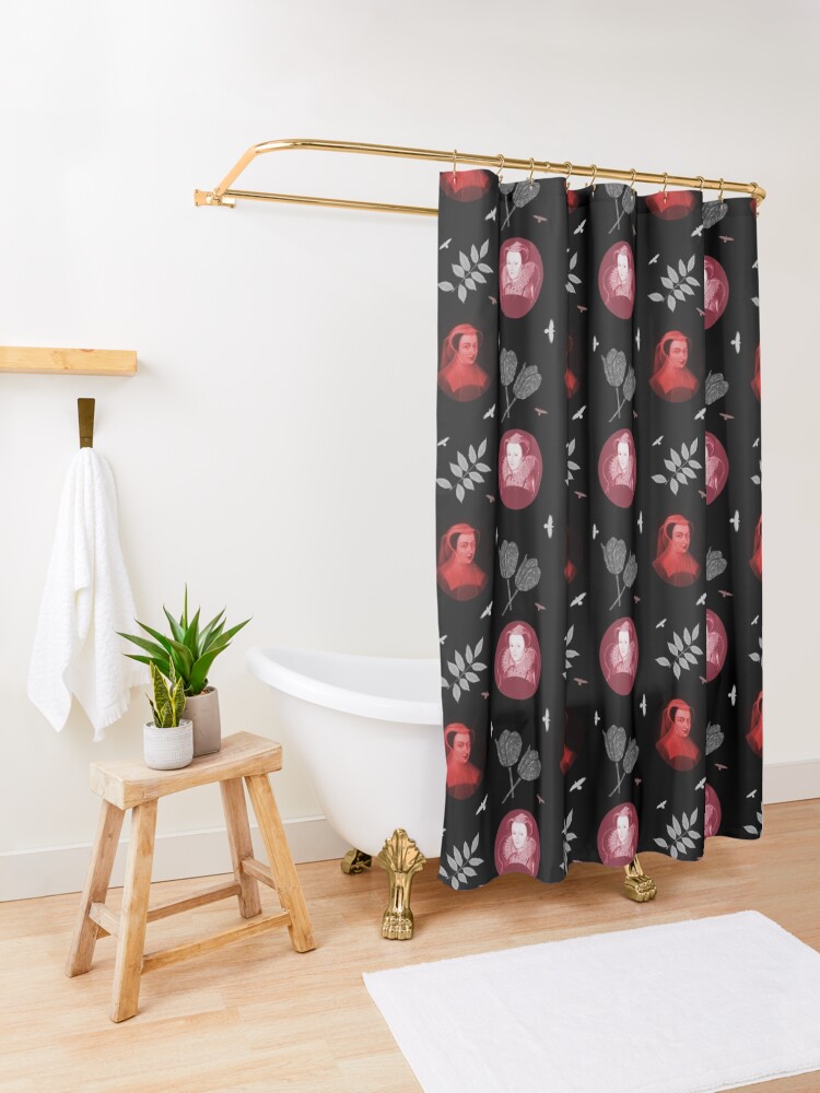 Alternate view of Mary Queen of Scots Shower Curtain