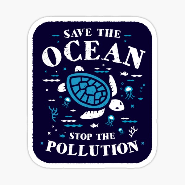 Item preview, Save The Ocean Stop The Pollution Turtle designed and sold by Bangtees.