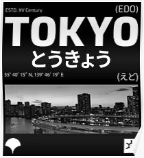 Póster Diseño de tokio