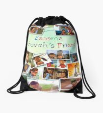 Become Jehovah's Friend - Caleb and Sophia Snapshots Drawstring Bag