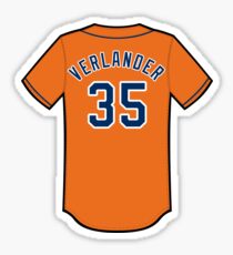 Justin Verlander Jersey Sticker