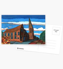 181 - UNITED REFORMED CHURCH, BLYTH (GOUACHE) Postcards