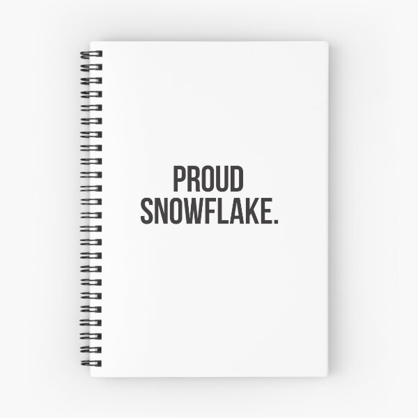 Item preview, Proud Snowflake - black type  designed and sold by VonBraun.
