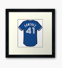Aaron Sanchez Jersey Framed Print