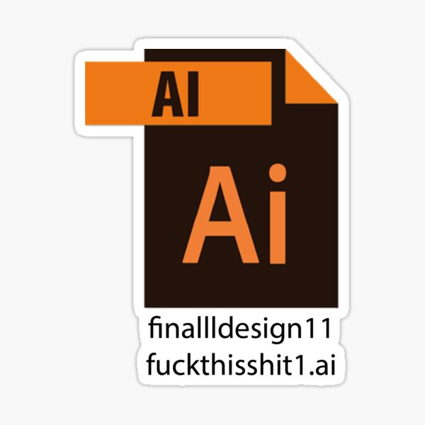 Ai - illustrator Sticker