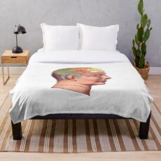 Manta Una imagen de buena salud - Vintage Brain Mapping Illustration T-Shirt