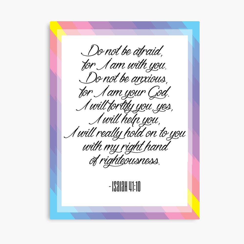 do not be anxious for i am your god