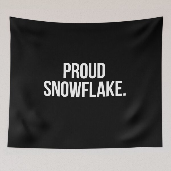 Item preview, Proud Snowflake - white type  designed and sold by VonBraun.