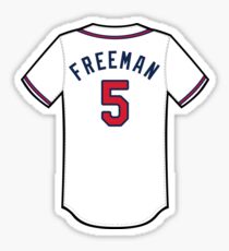 Freddie Freeman Jersey Sticker