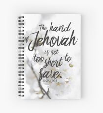 Aussehen! Die Hand Jehovas ist nicht zu kurz, um zu retten. Jesaja 59: 1 Spiralblock