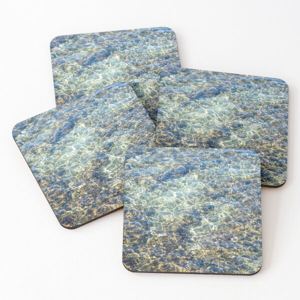 Item preview, Glossy Mediterranean Silk - Sophisticated See Through Patterns at Sea designed and sold by Georgia Mizuleva.