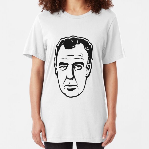 Jeremy Clarkson cartoon design Slim Fit T-Shirt