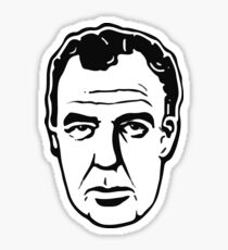 Jeremy Clarkson cartoon design Sticker