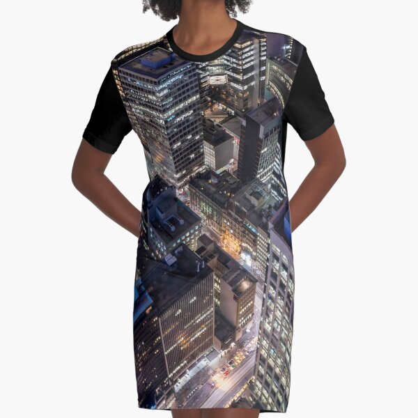 Hot in the City Graphic T-Shirt Dress