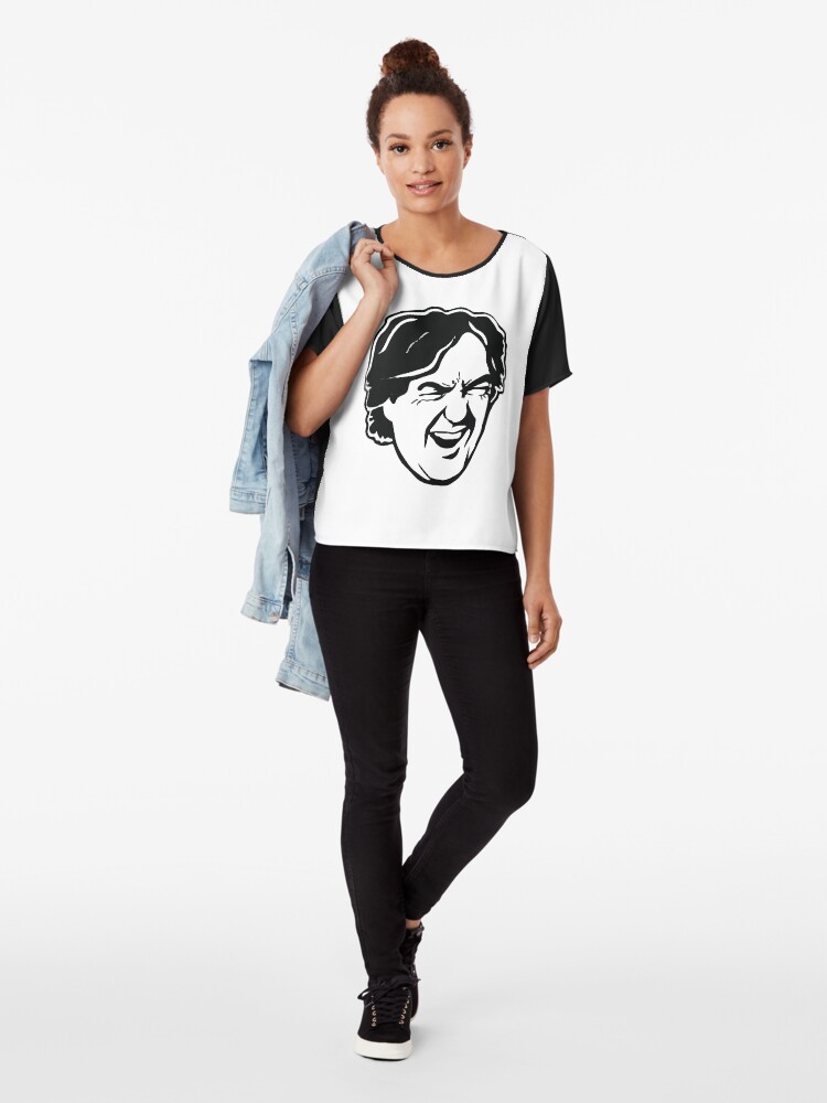 Alternate view of James May Cartoon design Chiffon Top