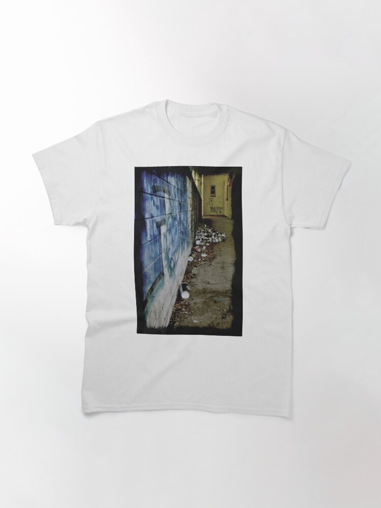 Thumbnail 3 of 7, Classic T-Shirt, Hiding in Coffee Alley designed and sold by Jdubphotog.