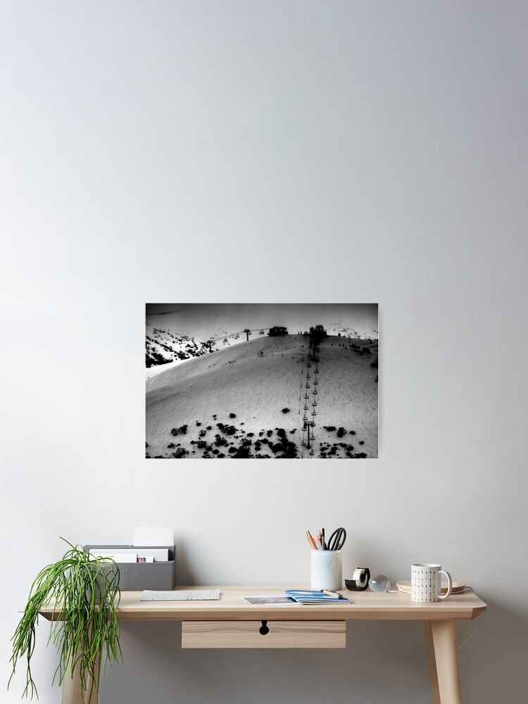 Thumbnail 1 of 3, Poster, Mt Hotham Ski Resort - Keogh's Chairlift designed and sold by roger.