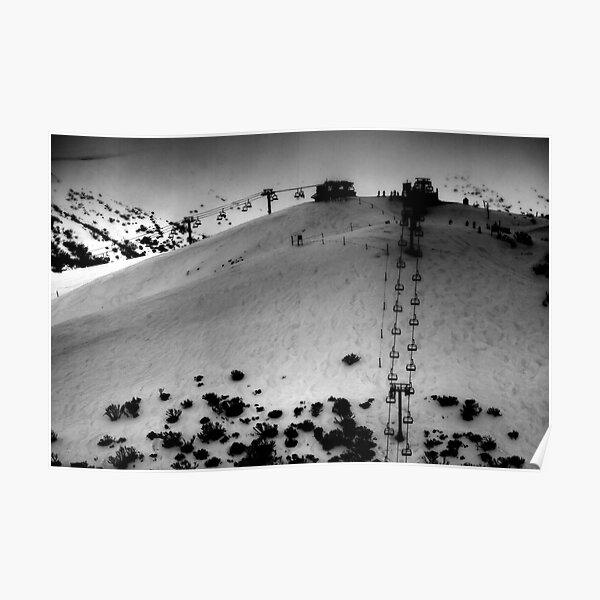 Mt Hotham Ski Resort - Keogh's Chairlift Poster