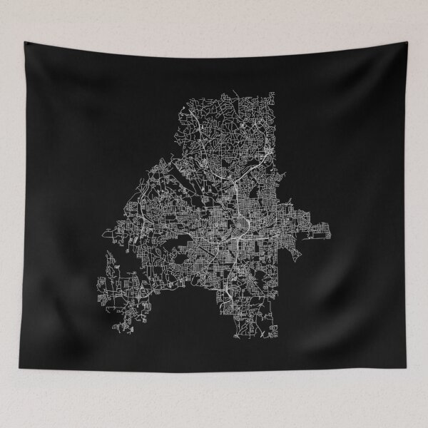 Item preview, Atlanta, Georgia, USA Street Network Map Graphic designed and sold by ramiro.