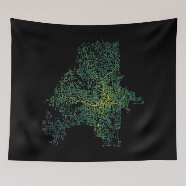 Item preview, Atlanta, Georgia, USA Street Network Map Graphic designed and sold by ramiro.