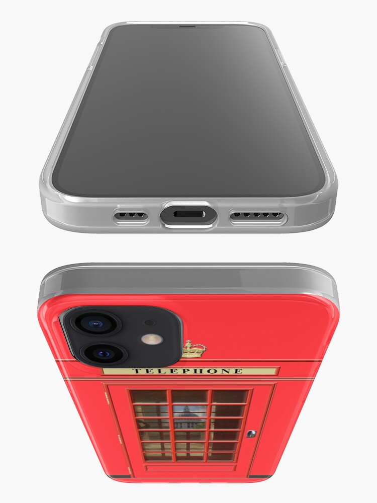 Alternate view of British Red Phone box with St Pauls iPhone Case & Cover