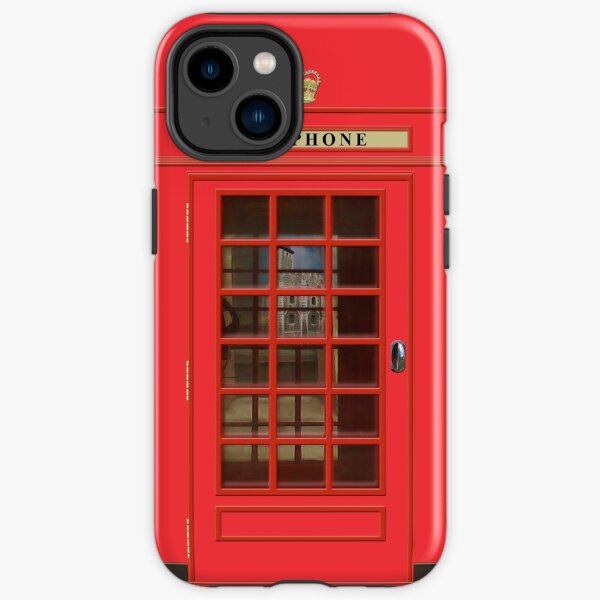 British Red Phone box with The Tower of London iPhone Tough Case