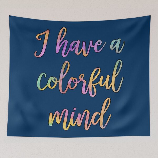 Item preview, Colorful mind deep quotes designed and sold by untagged-shop.