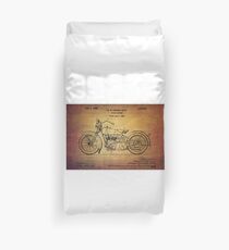 Harley Davidson Patent von 1928 Bettbezug