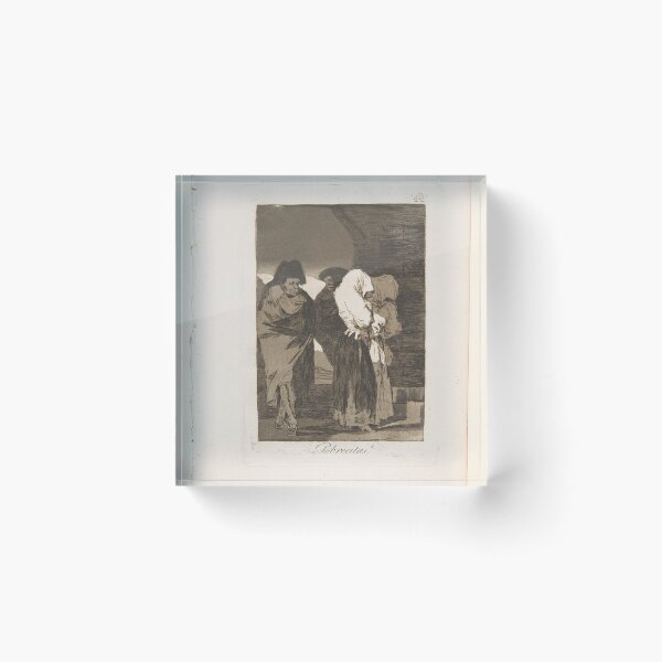 Item preview, Plate 22 from 'Los Caprichos': Poor little girls! (Pobrecitas!) designed and sold by guagamela617.