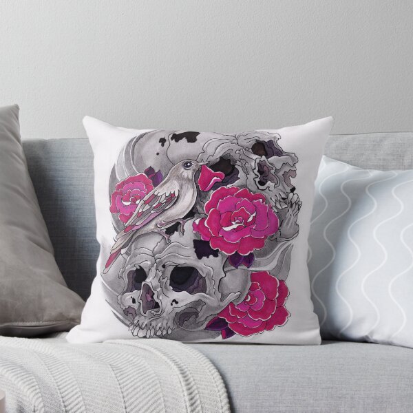 Item preview, Skulls and Finch designed and sold by GurenArt.