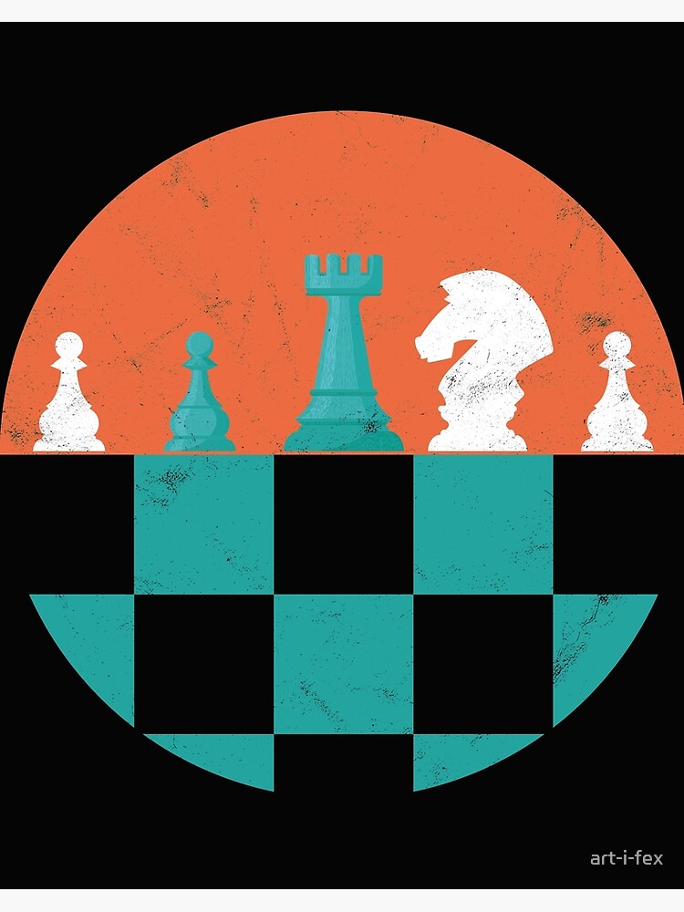 3D chess illustration king, queen bishop and pawn horse rook on