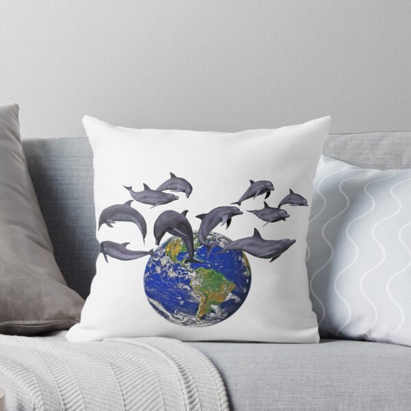 Item preview, Dolphins, dolphin, planet earth designed and sold by Bonita0105.