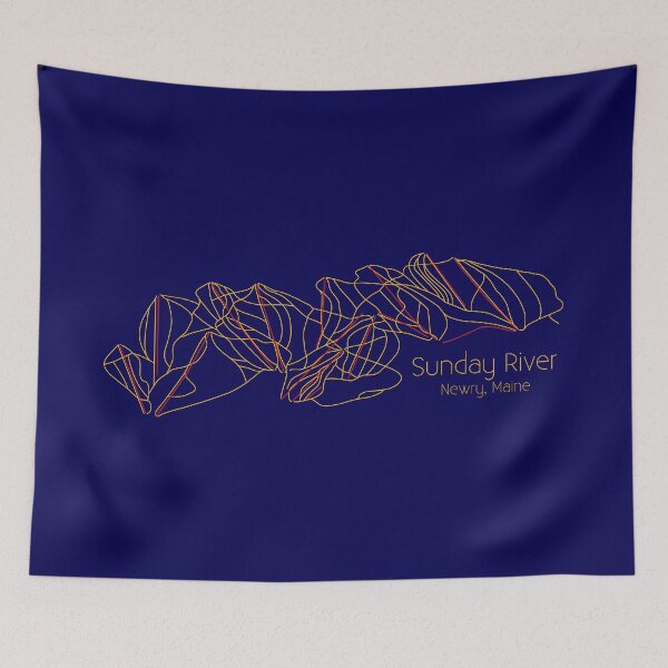 Item preview, Sunday River Trail Map designed and sold by ChasingGnarnia.