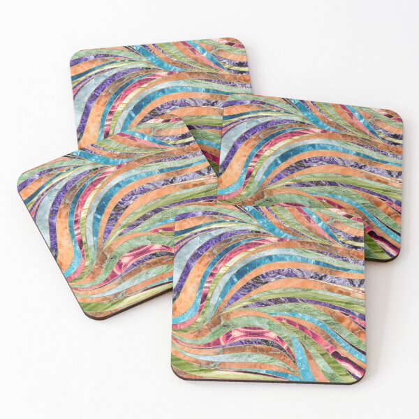 Item preview, Multi Gemstone Wavy Pattern designed and sold by Nartissima.