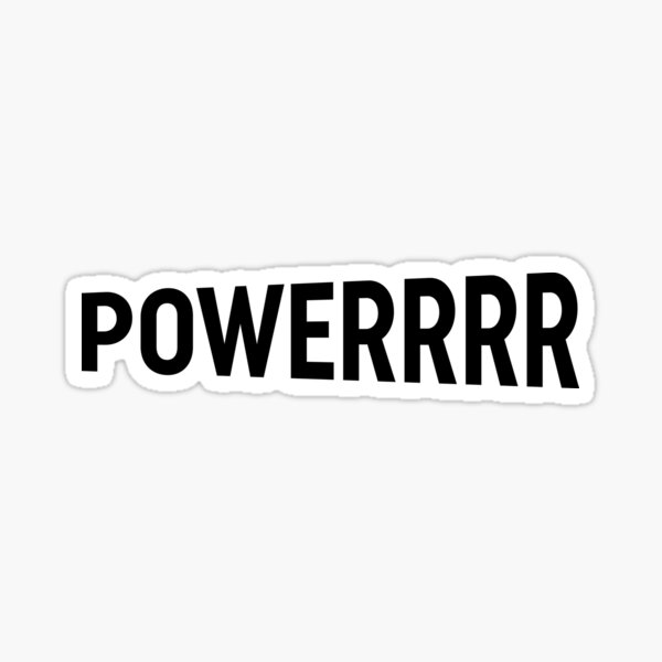 Jeremy Clarkson Power design Sticker