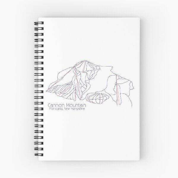 Item preview, Cannon Mountain Trail Map designed and sold by ChasingGnarnia.