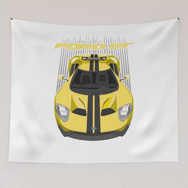 Item preview, Ford GT- yellow and black  designed and sold by V8social.