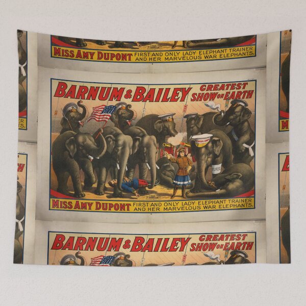 Item preview, Barnham and Bailey vintage circus poster designed and sold by Vintage Designs +.