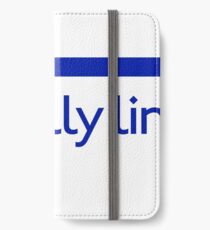 London Underground - Piccadilly Line colour strip sign iPhone Wallet/Case/Skin