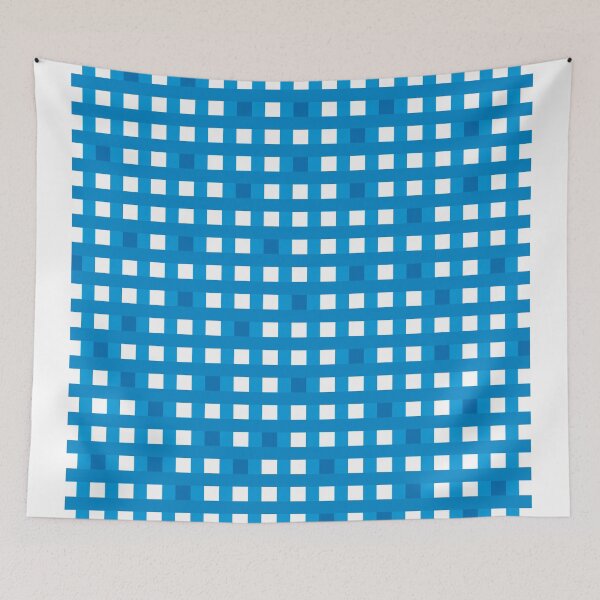 Item preview, blue grilled designed and sold by CREATINERY.