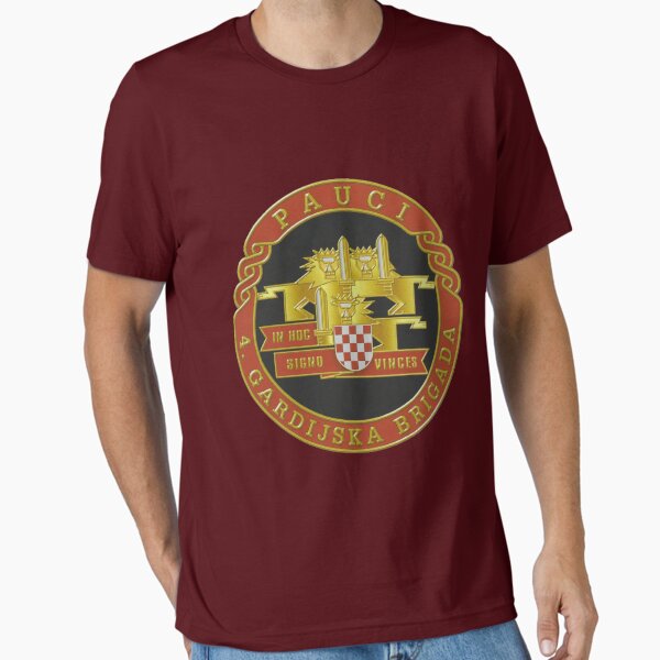 Item preview, Croatia Croatian 4 Gardijska Brigada crest PAUCI designed and sold by Velered Designs ⚜️.