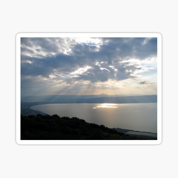 Sea of Galilee, Israel Sticker