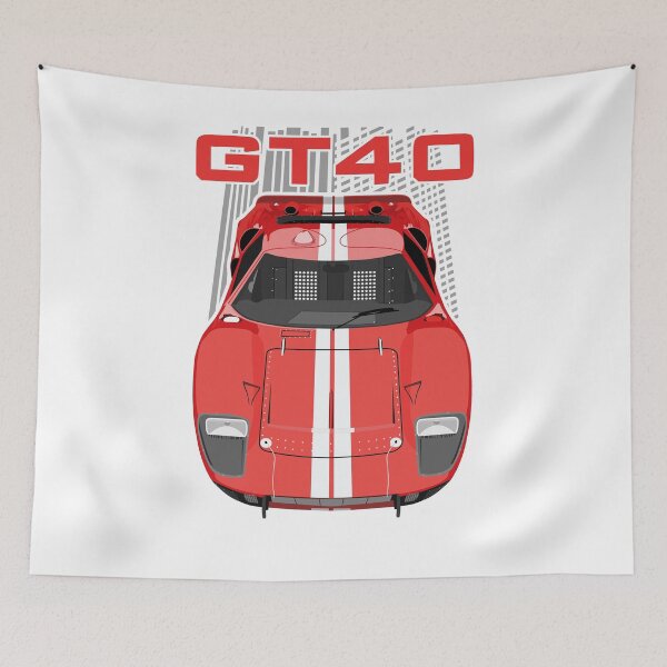 Item preview, Ford GT40- red designed and sold by V8social.
