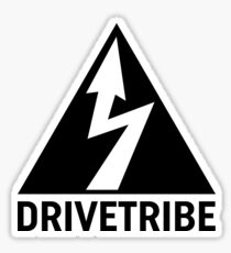 DriveTribe electric triangle design Sticker