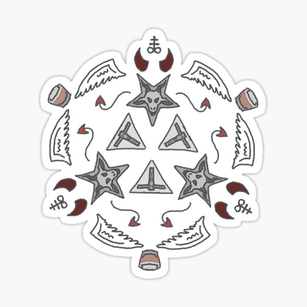 morningstar pattern Sticker