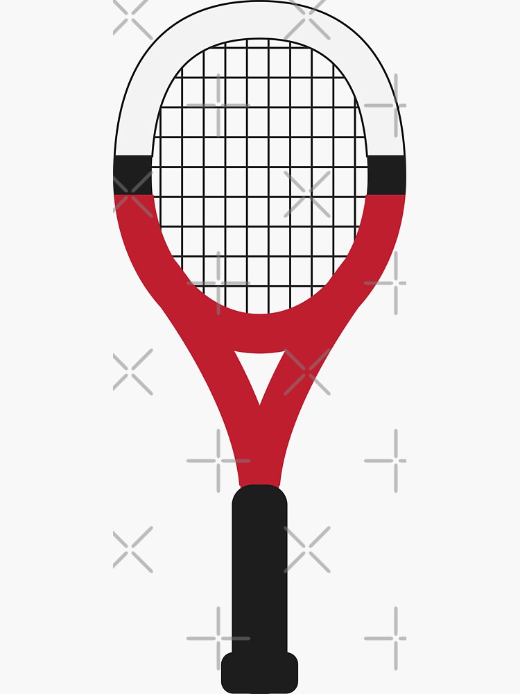 "Tennis Racket / Racquet" Sticker for Sale by BuiceJox Redbubble