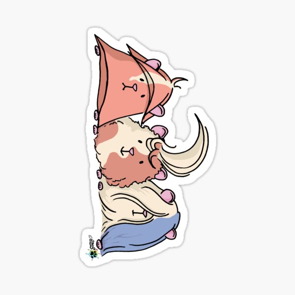 Vertical Pigs Sticker