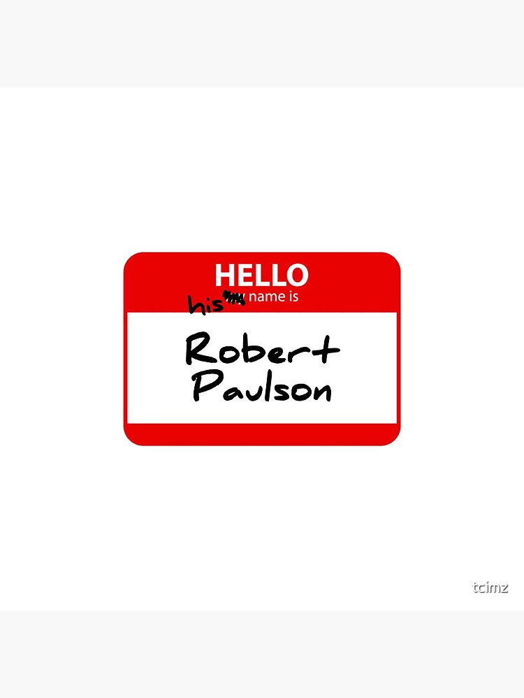 Hello His Name Is Robert Paulson Greeting Card For Sale By Tcimz Redbubble