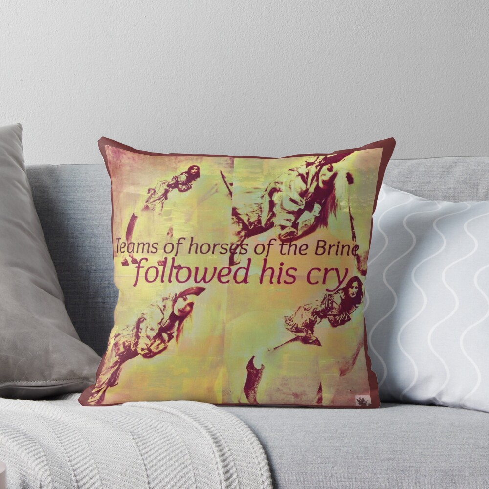 Item preview, Throw Pillow designed and sold by RabbitWithFangs.